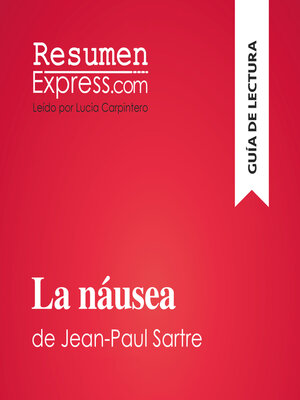 cover image of La náusea de Jean-Paul Sartre (Guía de lectura)